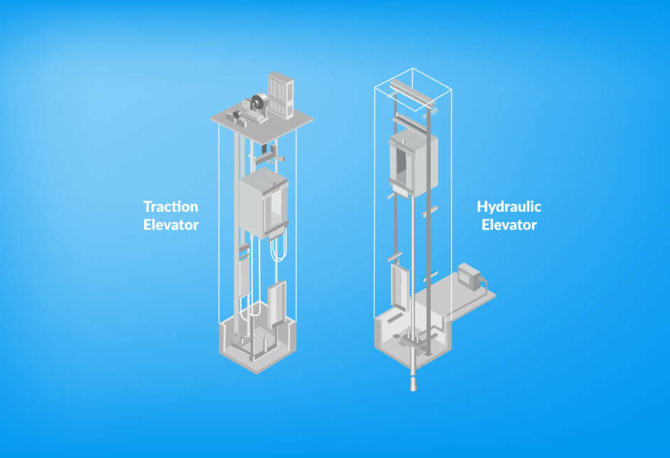 مقایسه آسانسور کششی با هیدرولیکی